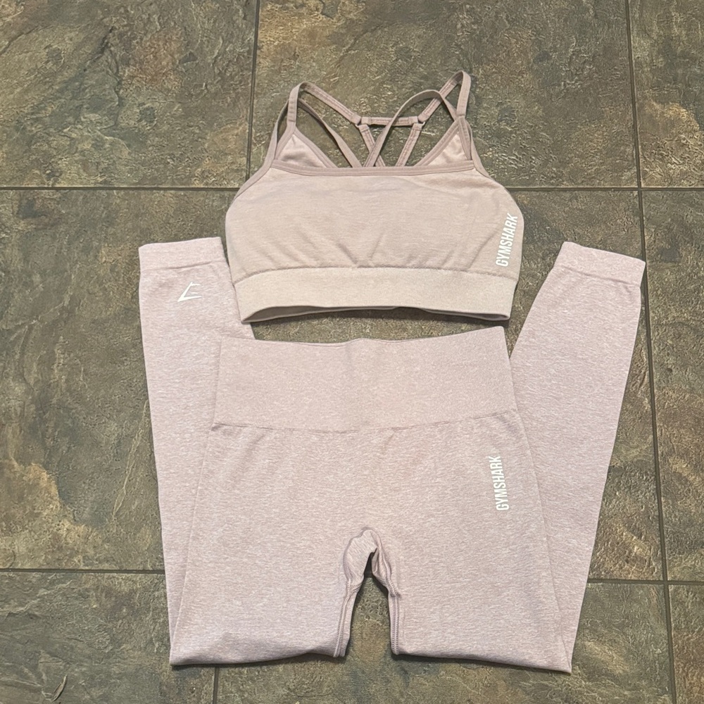 Gymshark light purple/lavender Activewear Set